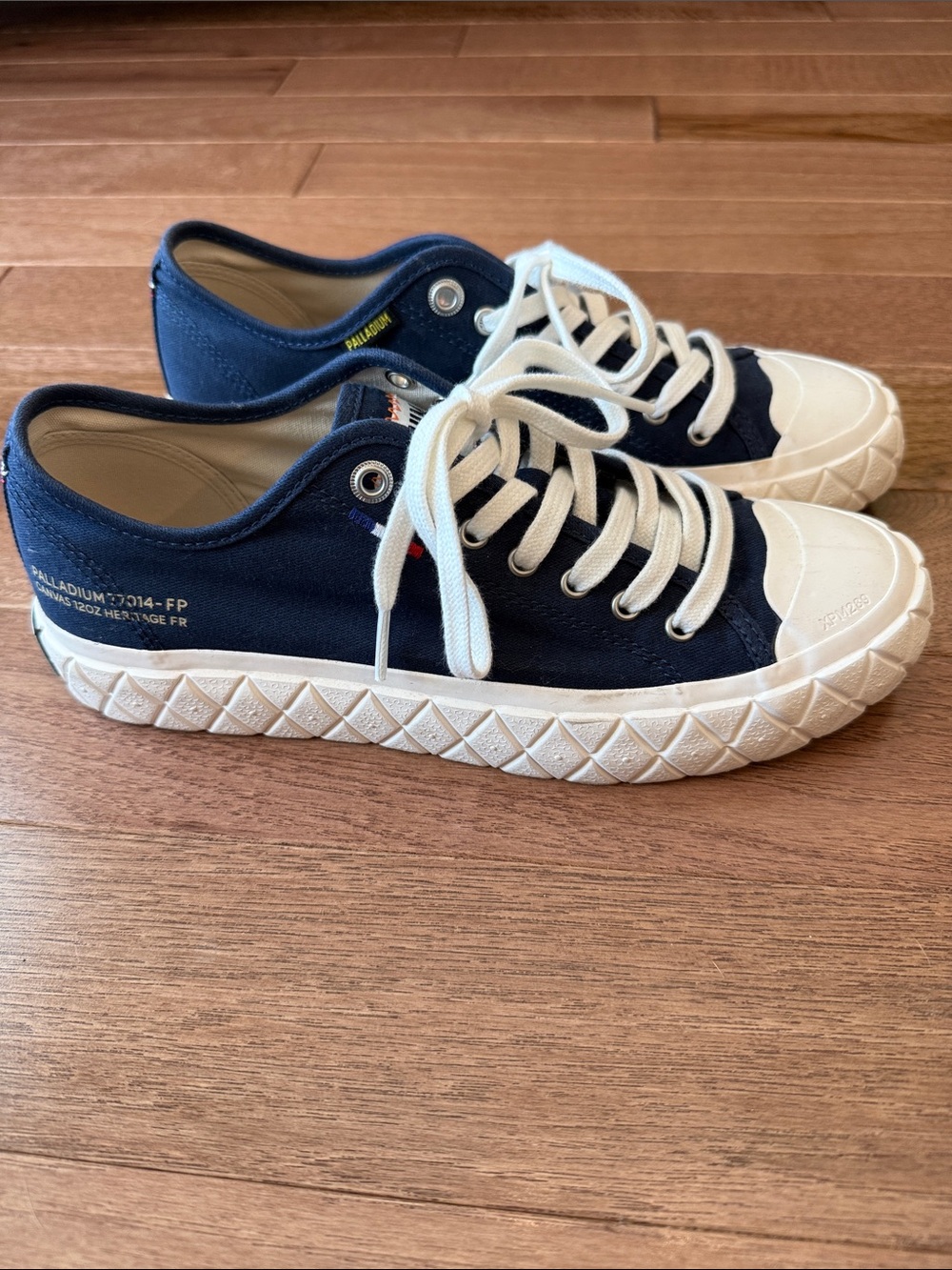 French Palladium Palla Ace Canvas Sneakers 8.5 US Rouje Sezane Doen